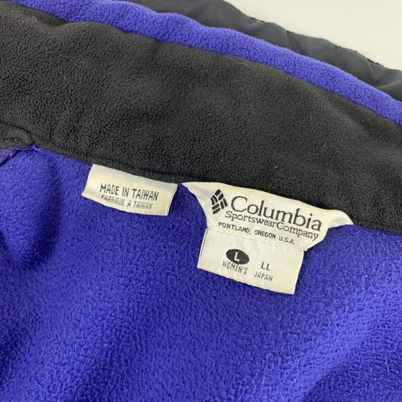 Columbia Bugaboo Jacket Vintage Interchange Black Purple 3 In 1 Womens Large - Picture 8 of 16